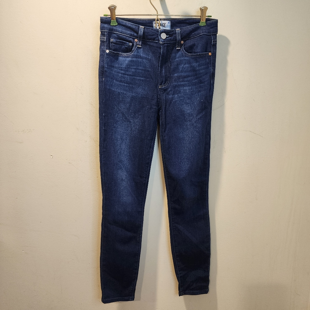 Paige Women's Dark Blue Skinny Jeans Size 26